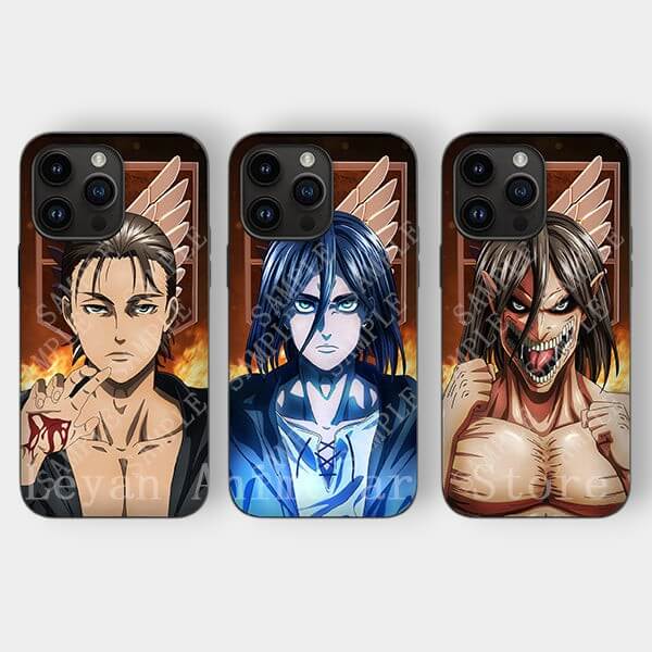 CAPINHA DE IPHONE DO EREN  3D