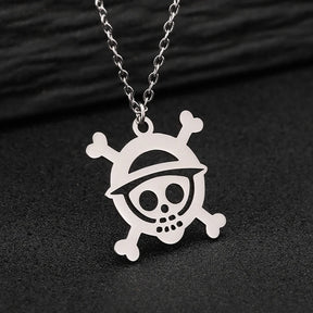 COLAR CAVEIRA SIMBOLO ONE PIECE