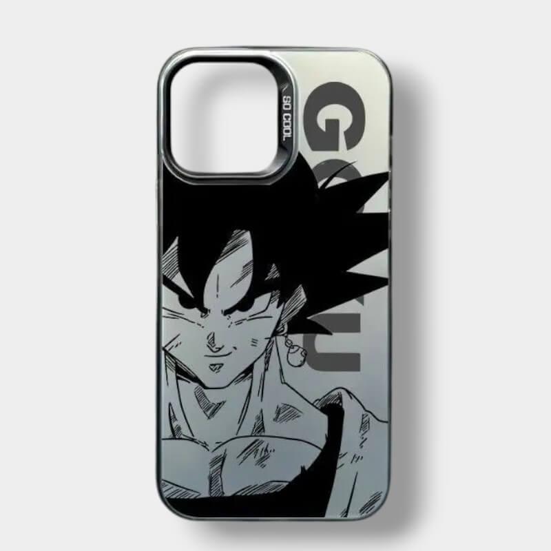 CAPINHA DE IPHONE FURY GOKU DRAGON BALL METALIZADO