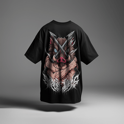 CAMISETA OVERSIZED PREMIUM INOSUKE DEMON SLAYER
