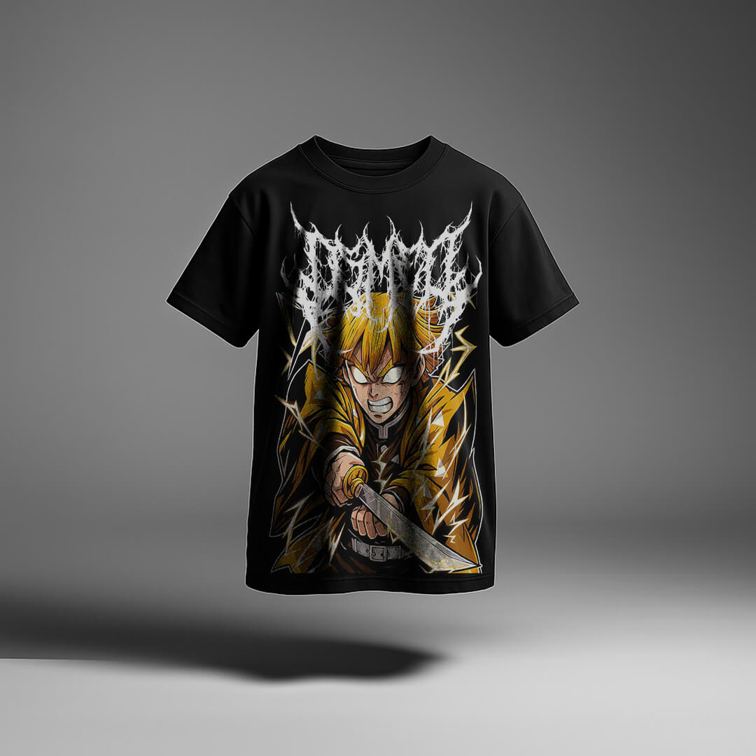 CAMISETA PREMIUM DEMON SLAYER ZENITSU