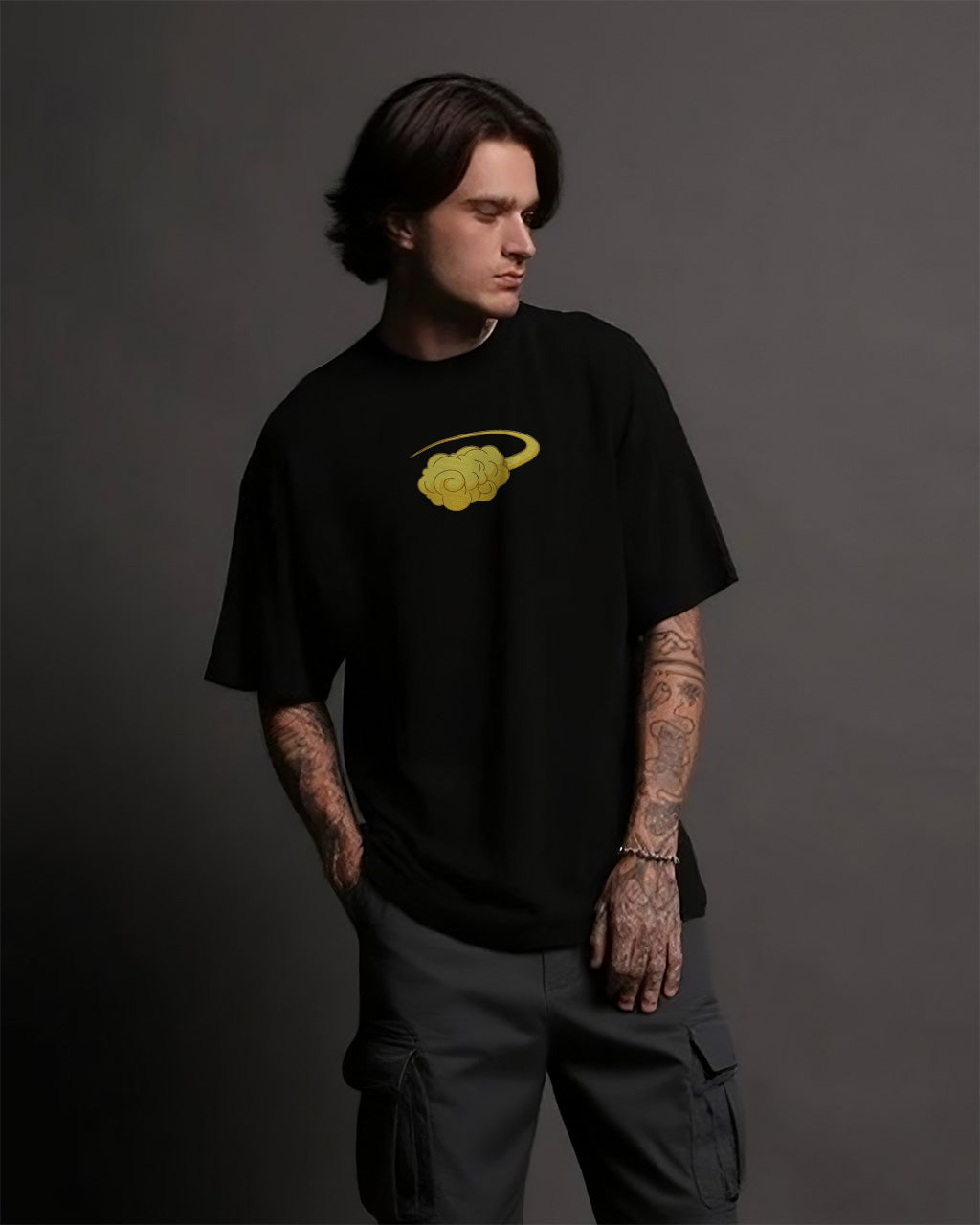 CAMISETA OVERSIZED PREMIUM DRAGON BALL GOHAN SSJ2