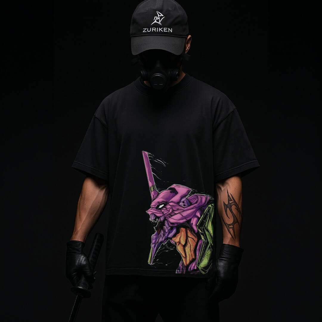 CAMISETA OVERSIZED PREMIUM EVANGELION EVA 01