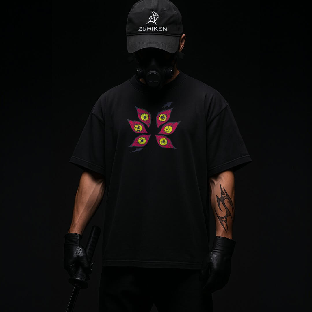 CAMISETA OVERSIZED PREMIUM DEMON SLAYER KOKUSHIBO
