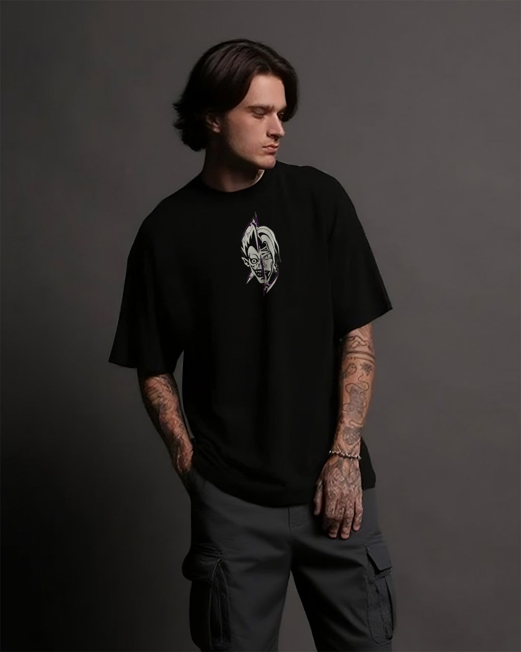 CAMISETA OVERSIZED PREMIUM DEATH NOTE MISA E RYUK