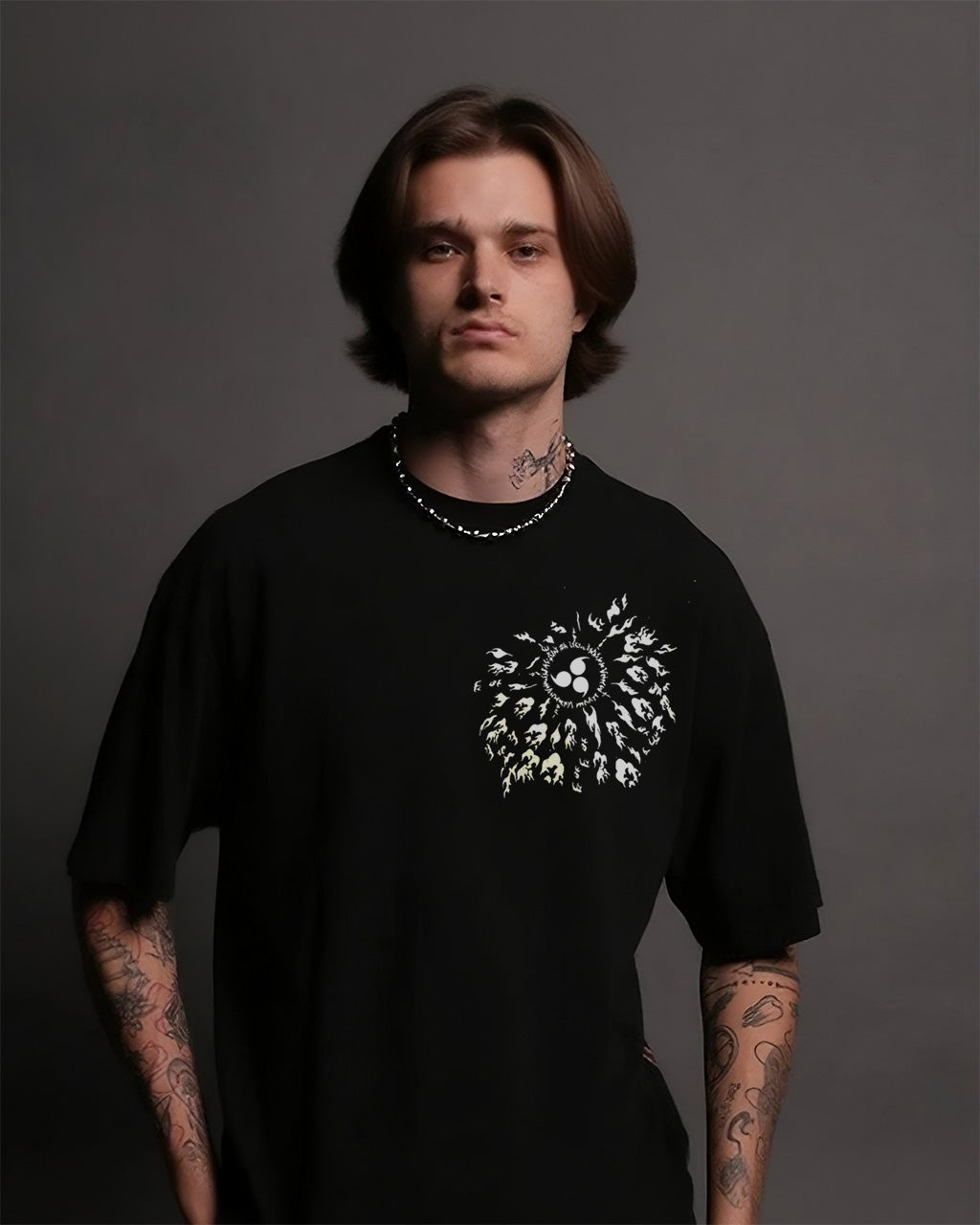 CAMISETA OVERSIZED PREMIUM NARUTO SASUKE