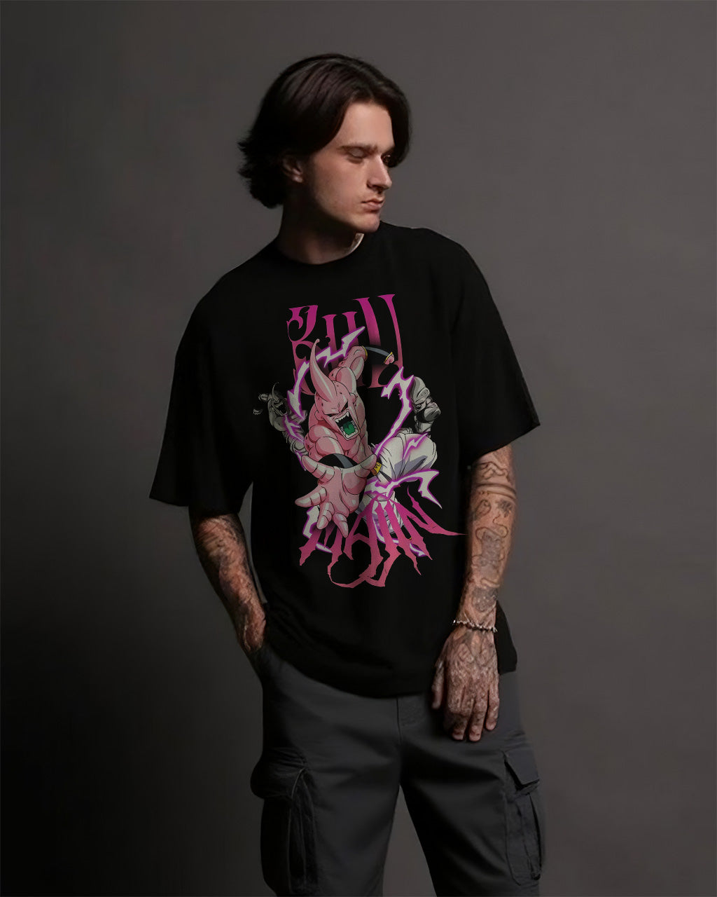 CAMISETA OVERSIZED PREMIUM DRAGON BALL MAJIN BUU