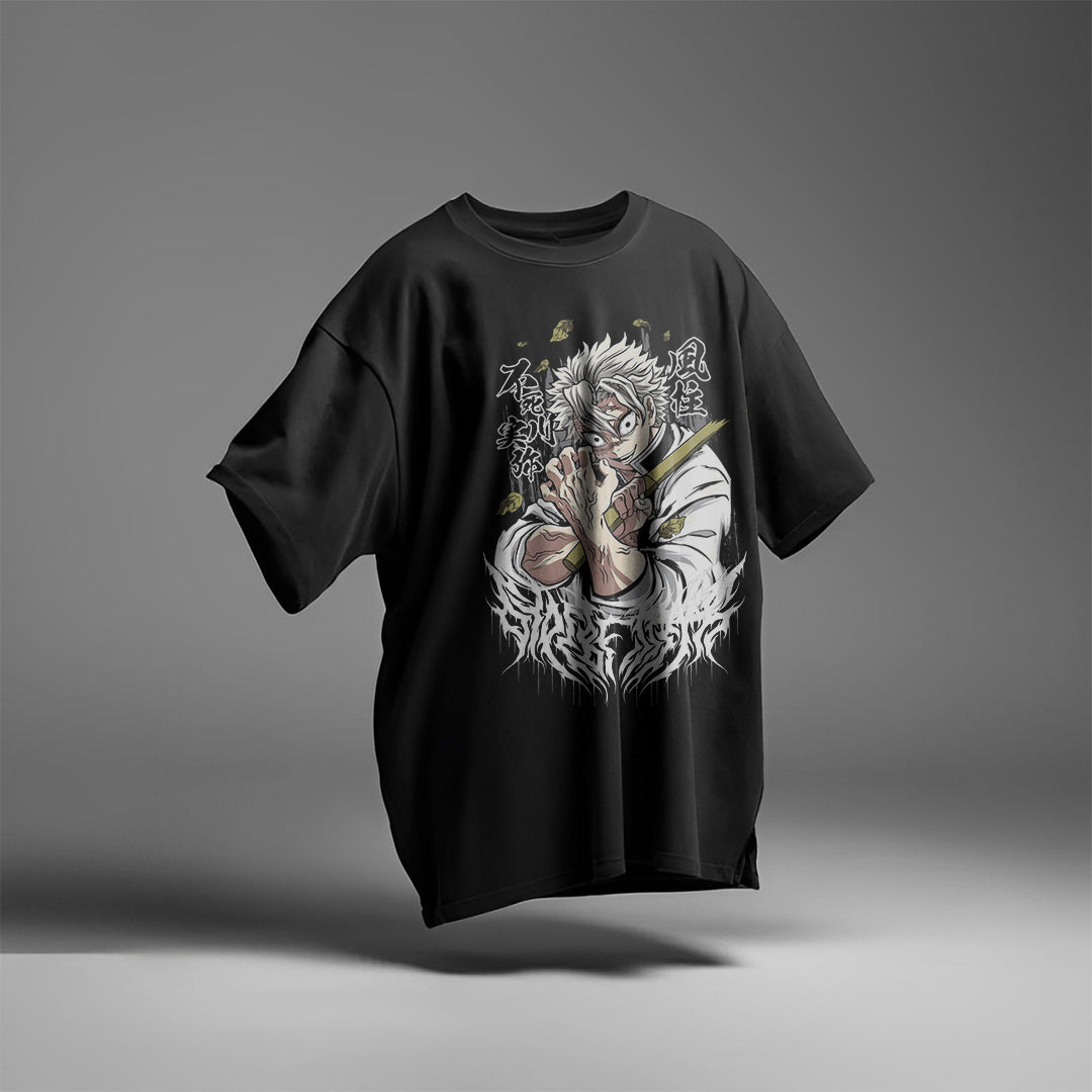 CAMISETA OVERSIZED PREMIUM SANEMI NICHIRIN BLADE DEMON SLAYER