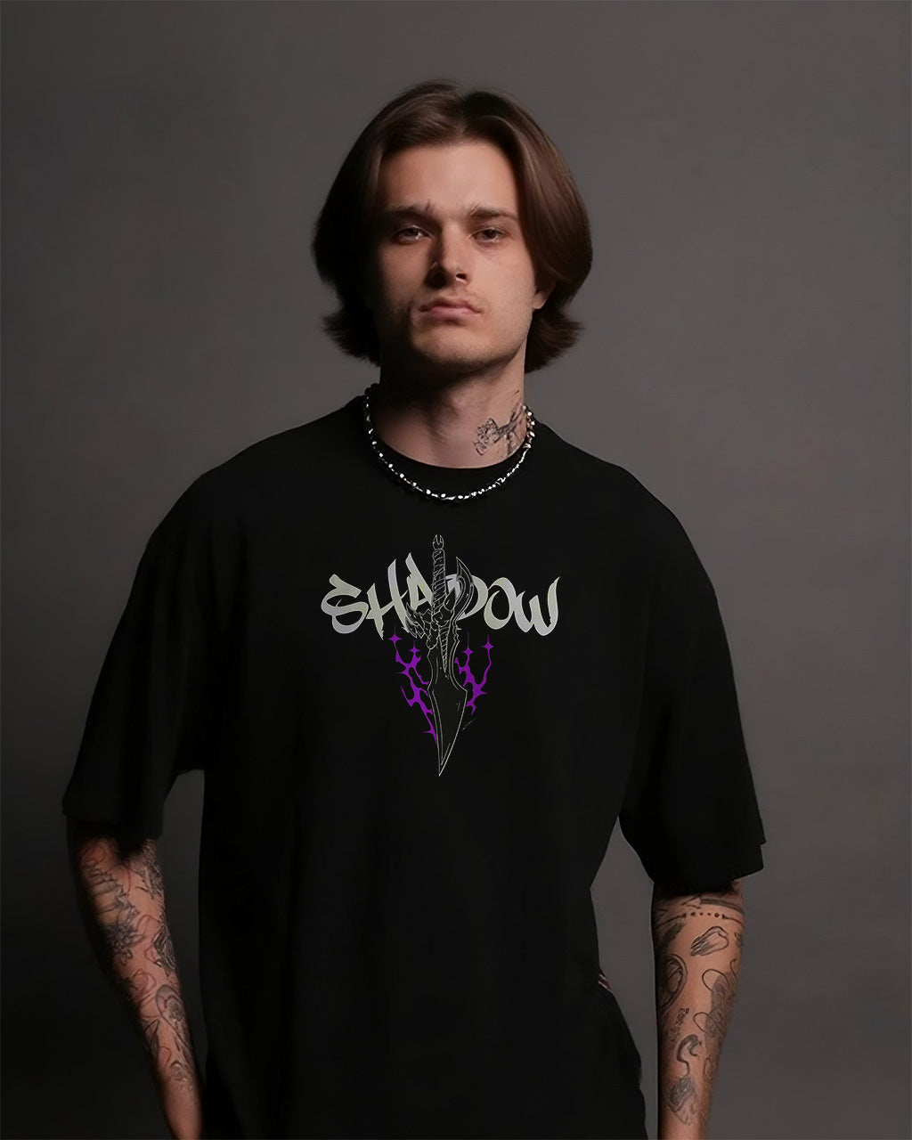 CAMISETA OVERSIZED PREMIUM SOLO LEVELING SUNG JIN-WOO