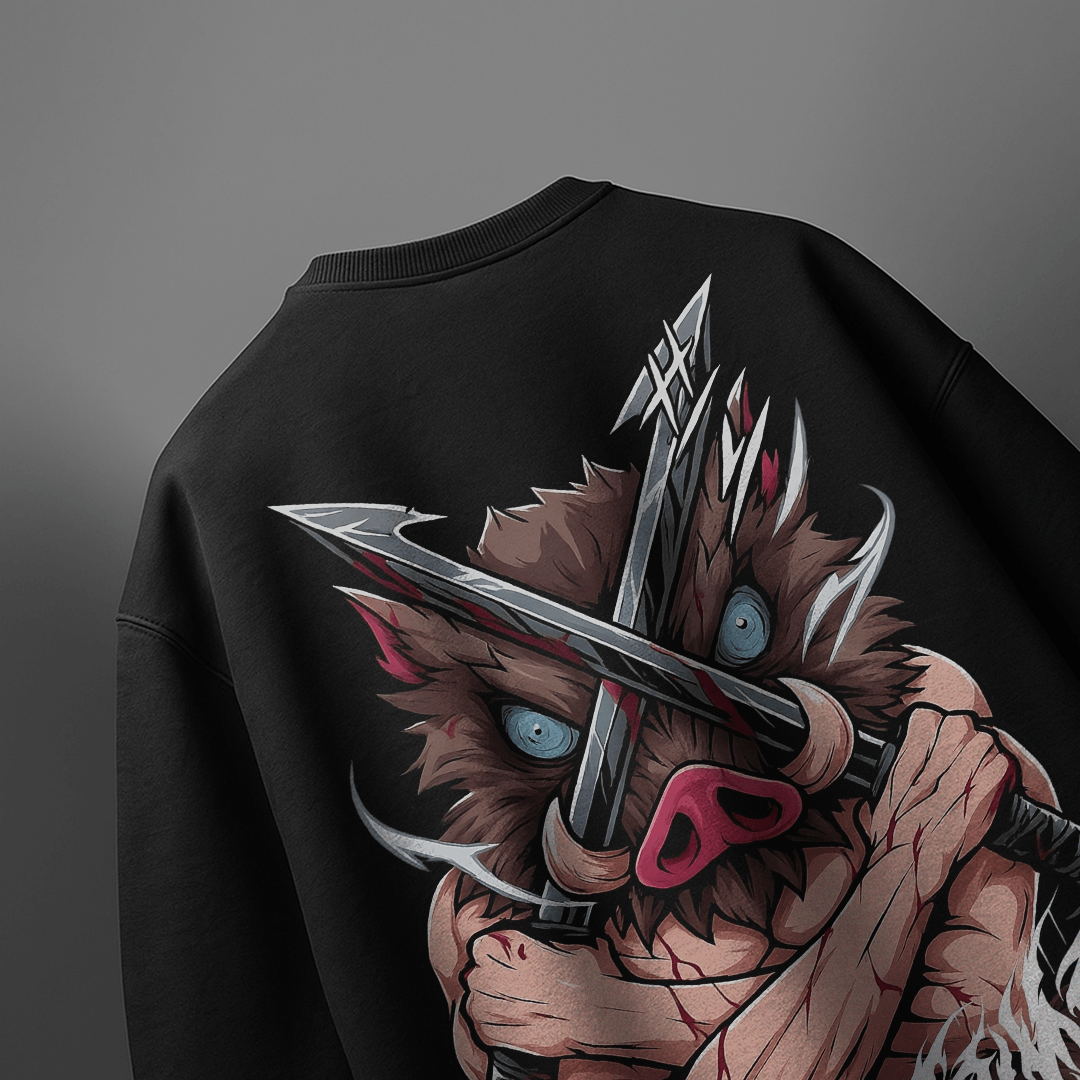 CAMISETA OVERSIZED PREMIUM INOSUKE DEMON SLAYER