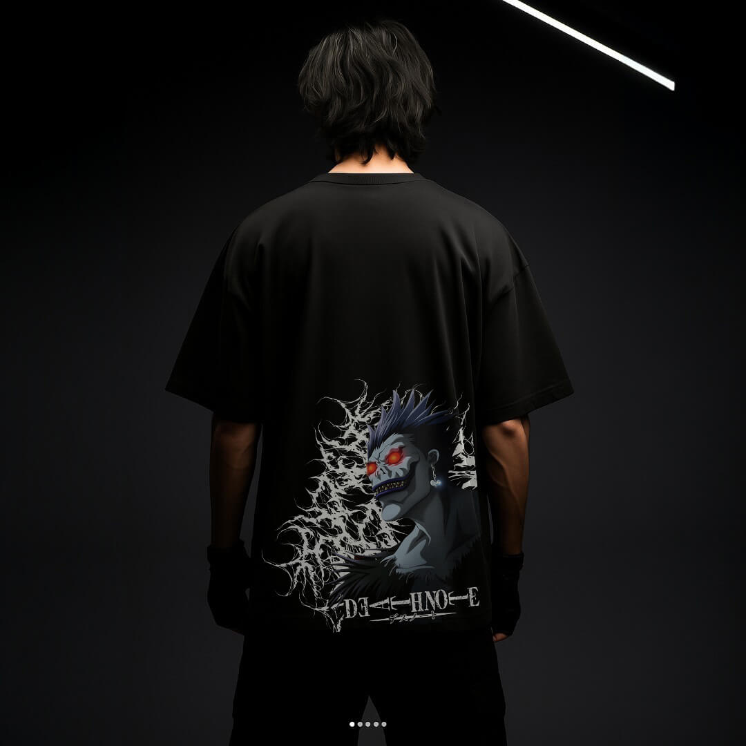 CAMISETA OVERSIZED PREMIUM DEATH NOTE RYUK