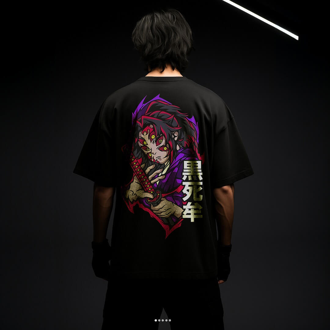 CAMISETA OVERSIZED PREMIUM DEMON SLAYER KOKUSHIBO