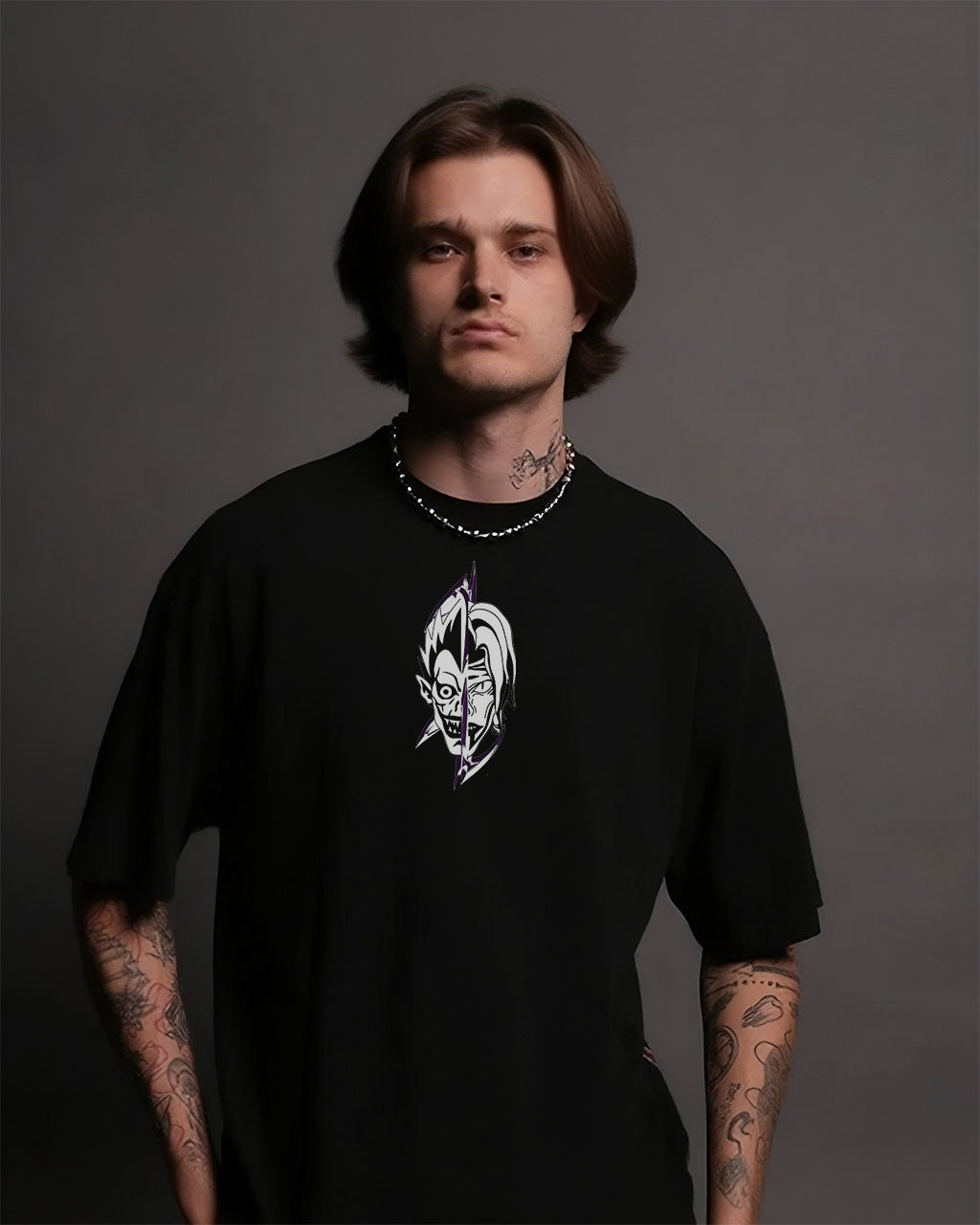 CAMISETA OVERSIZED PREMIUM DEATH NOTE MISA E RYUK