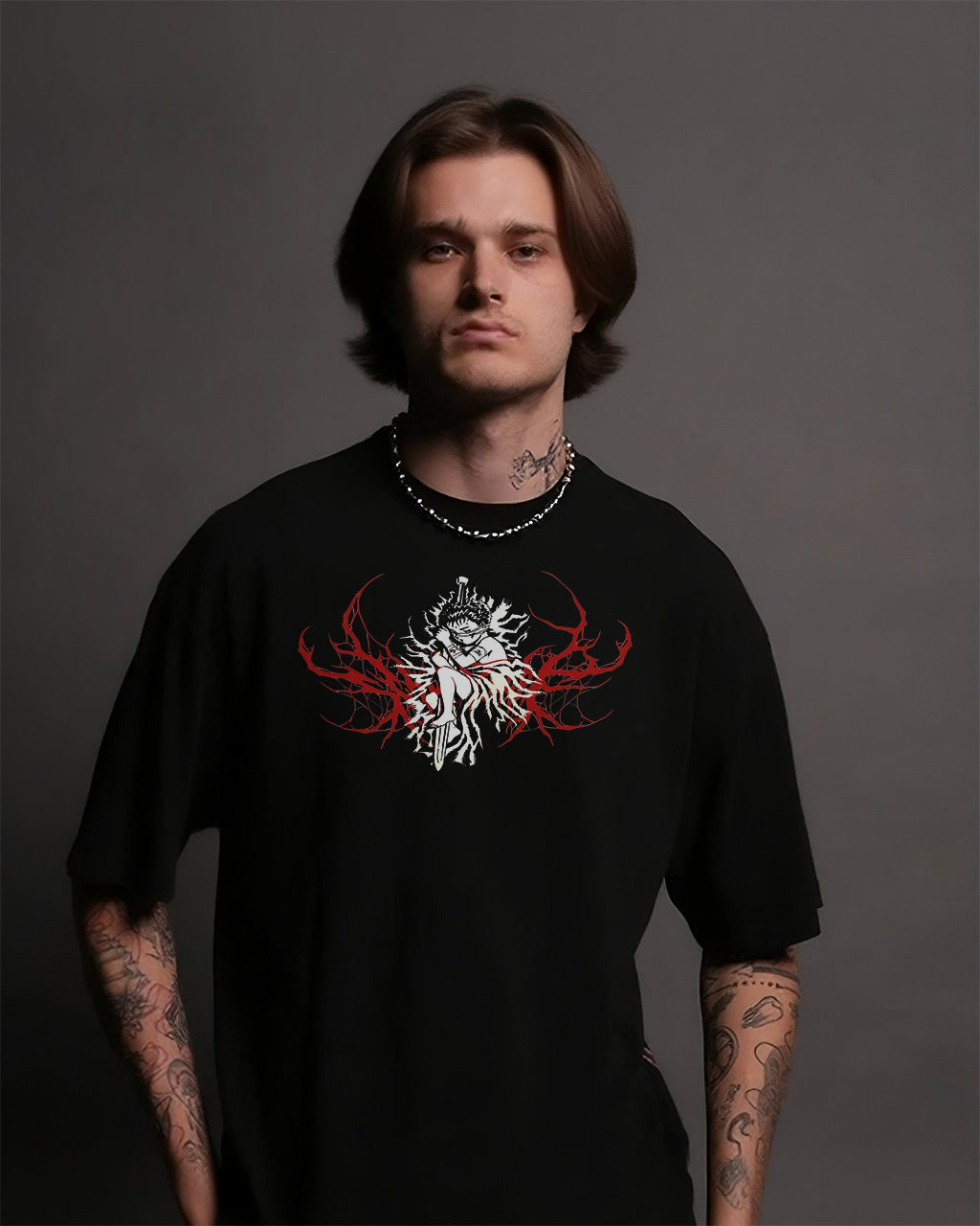 CAMISETA OVERSIZED PREMIUM BERSERK O NASCER