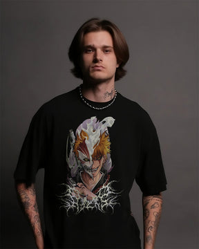 CAMISETA OVERSIZED PREMIUM BLEACH DARK ICHIGO