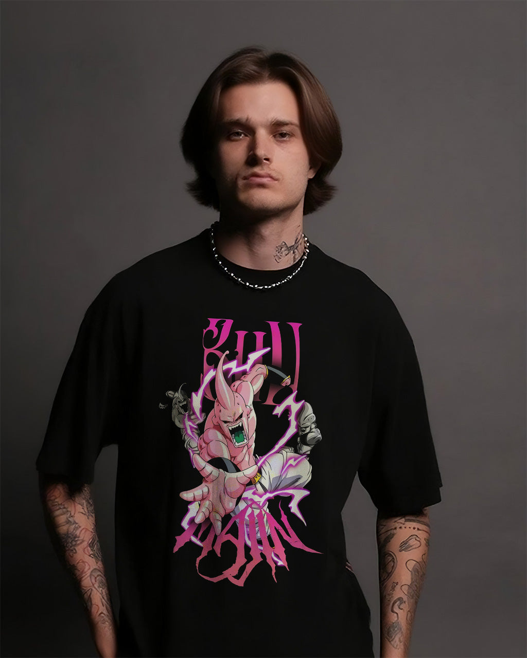 CAMISETA OVERSIZED PREMIUM DRAGON BALL MAJIN BUU