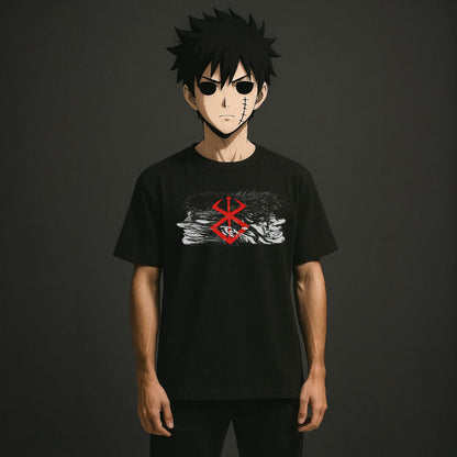 CAMISETA PREMIUM BERSERK GUTS CONFUSÃO