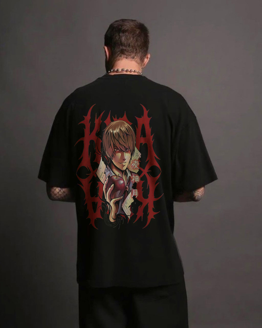 CAMISETA OVERSIZED PREMIUM DEATH NOTE KIRA