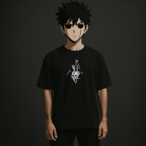 CAMISETA OVERSIZED PREMIUM BERSERK GUTS SKULL