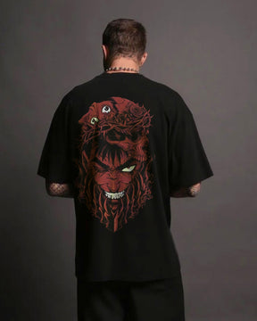CAMISETA OVERSIZED PREMIUM BERSERK GUTS SKULL