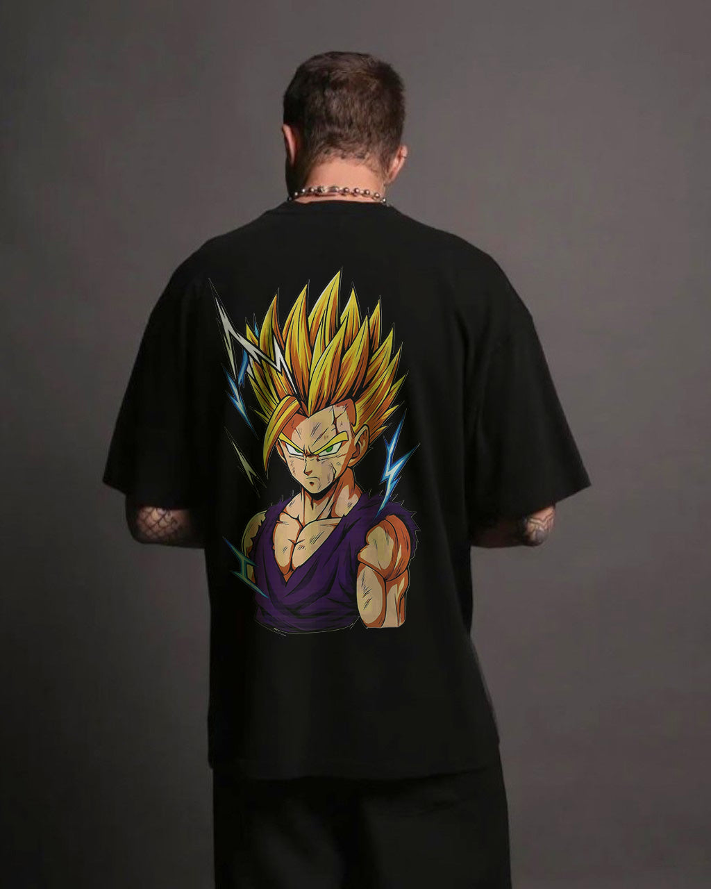 CAMISETA OVERSIZED PREMIUM DRAGON BALL GOHAN SSJ2