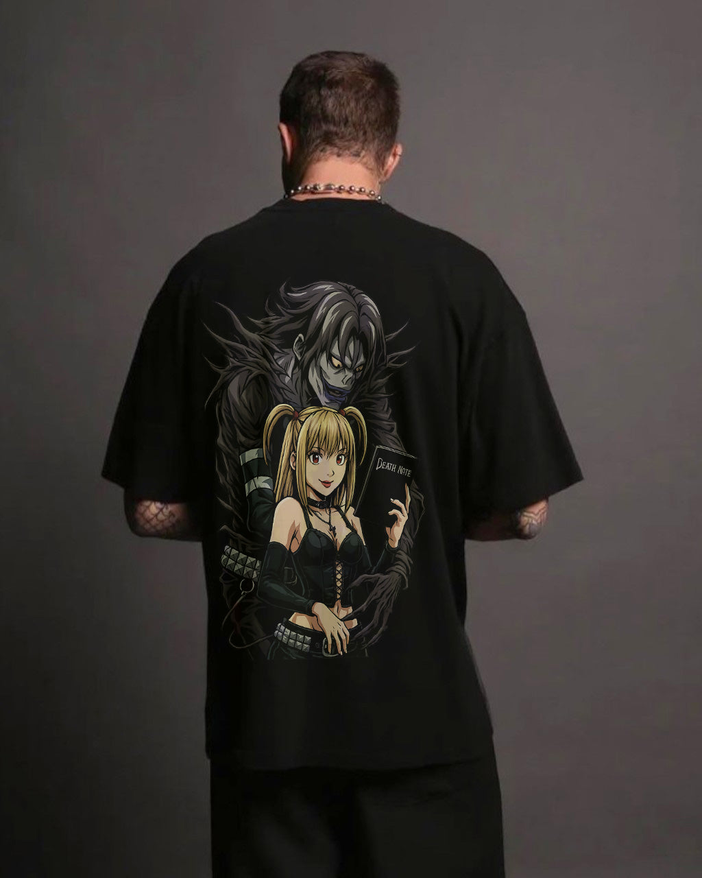 CAMISETA OVERSIZED PREMIUM DEATH NOTE MISA E RYUK