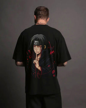 CAMISETA OVERSIZED PREMIUM NARUTO ITACHI