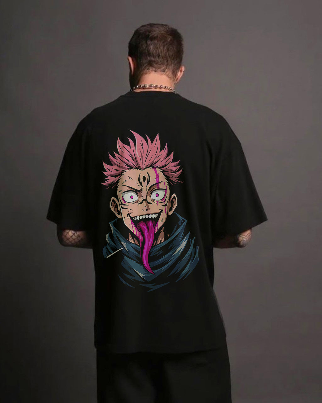 CAMISETA OVERSIZED PREMIUM JUJUTSU KAISEN SUKUNA