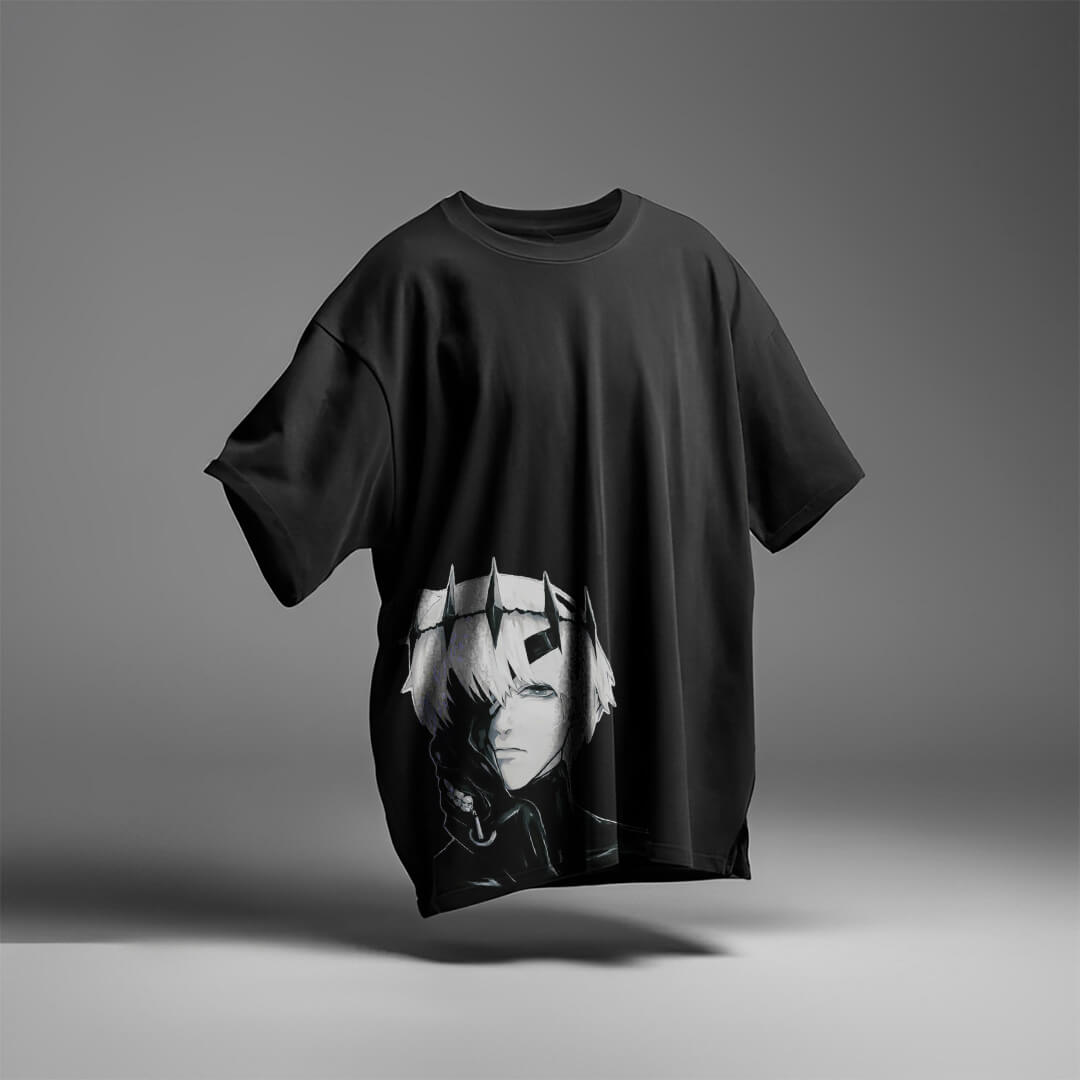 CAMISETA OVERSIZED PREMIUM TOKYO GHOUL KANEKI