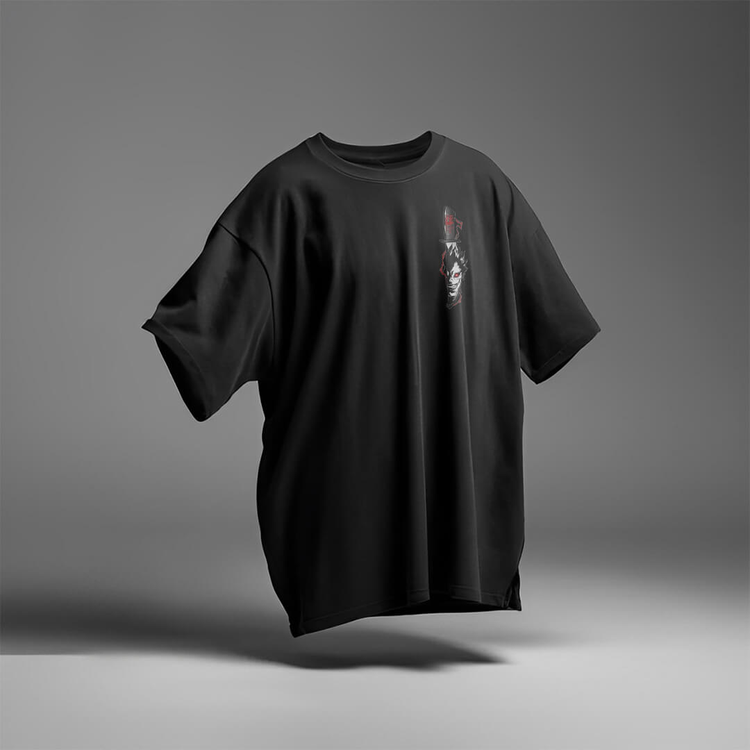 CAMISETA OVERSIZED PREMIUM DEATH NOTE RYUK