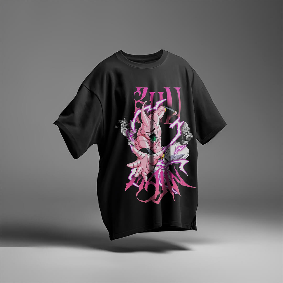 CAMISETA OVERSIZED PREMIUM DRAGON BALL MAJIN BUU
