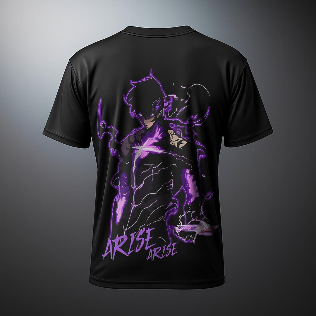 CAMISETA ANIME FIT™️ SOLO LEVELING SUNG JIN-WOO