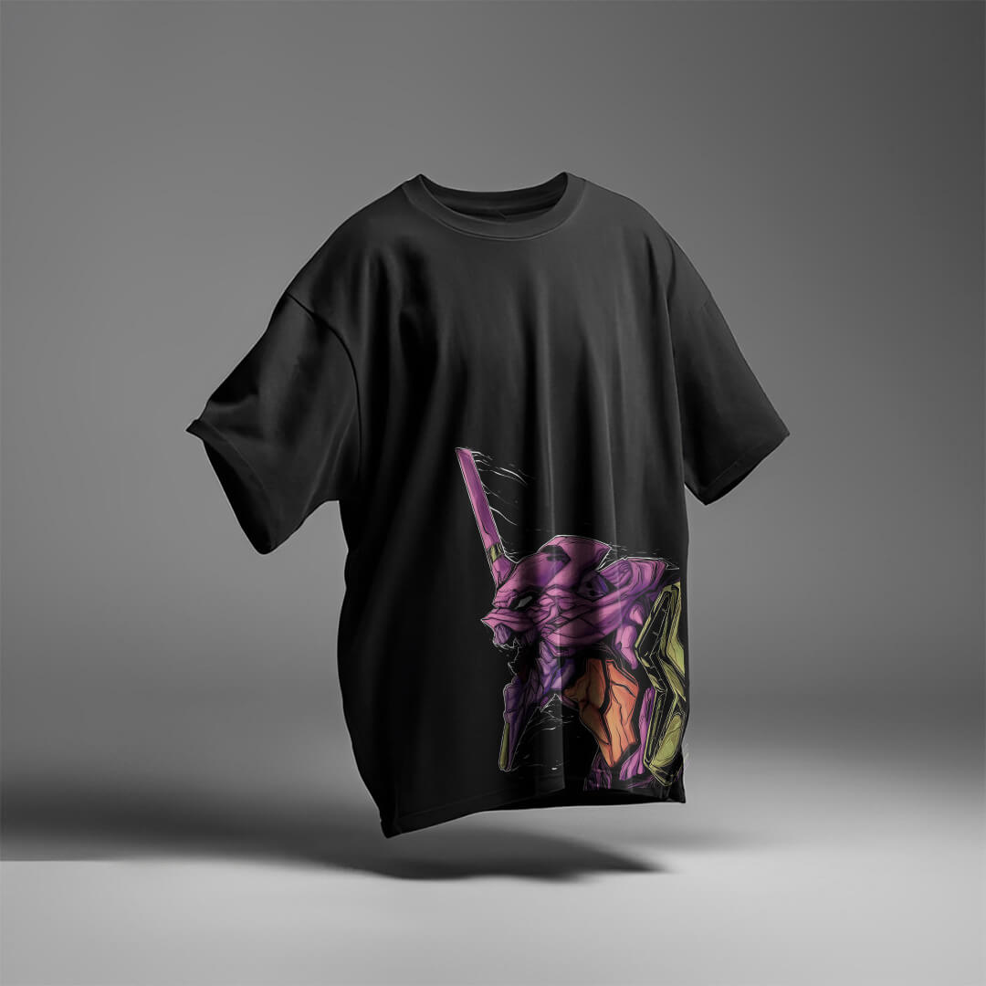 CAMISETA OVERSIZED PREMIUM EVANGELION EVA 01