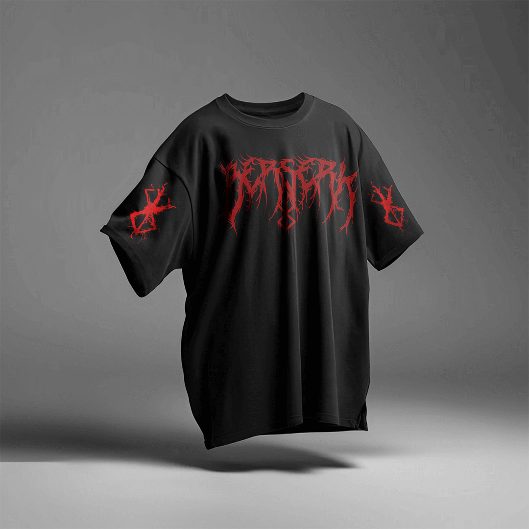 CAMISETA OVERSIZED PREMIUM BERSERK FURIA