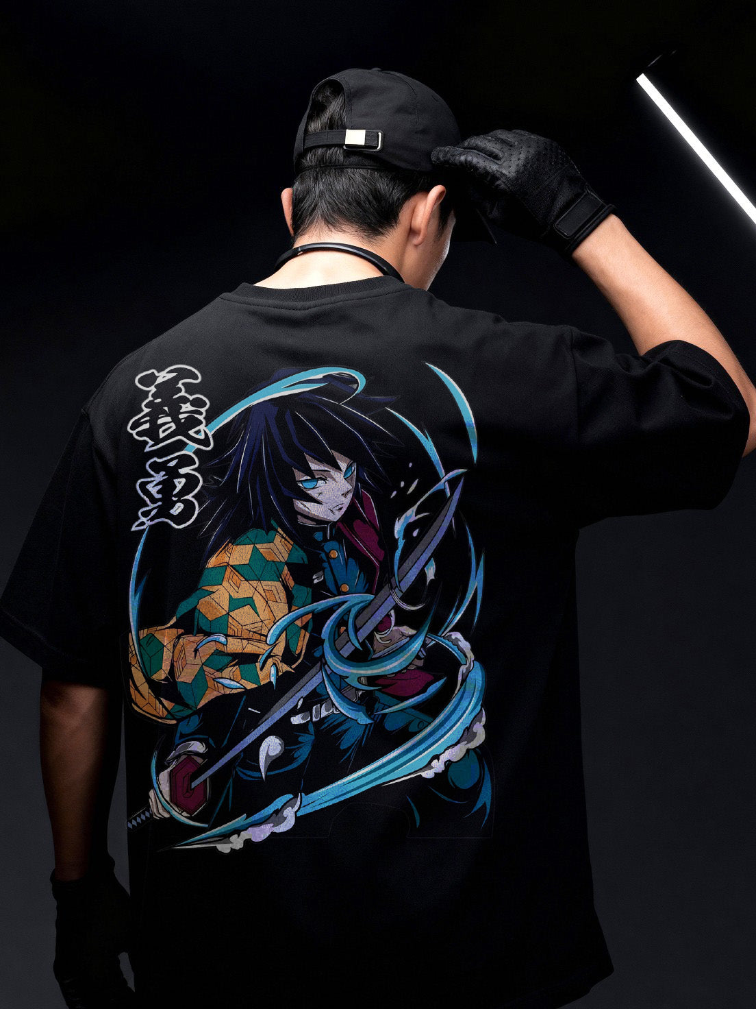 CAMISETA OVERSIZED PREMIUM DEMON SLAYER TOMIOKA