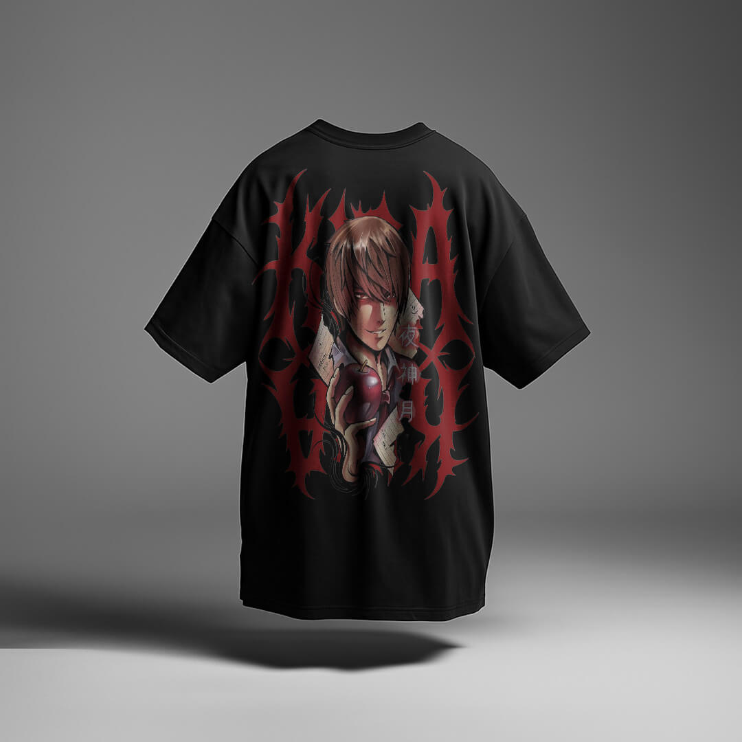 CAMISETA OVERSIZED PREMIUM DEATH NOTE KIRA