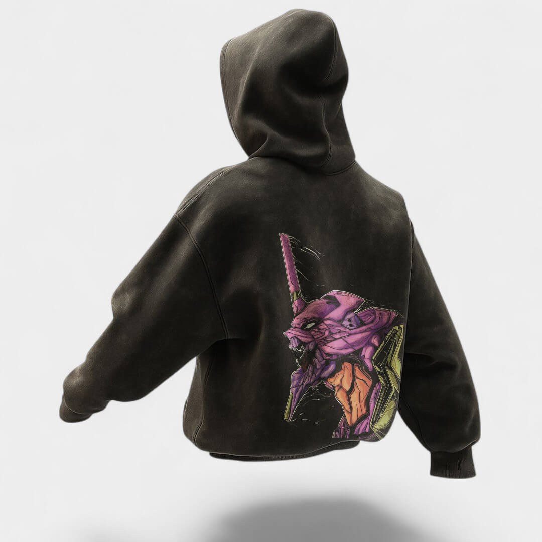 MOLETOM VINTAGE PREMIUM EVANGELION EVA 01