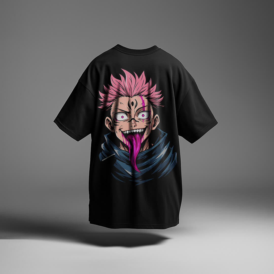 CAMISETA OVERSIZED PREMIUM JUJUTSU KAISEN SUKUNA