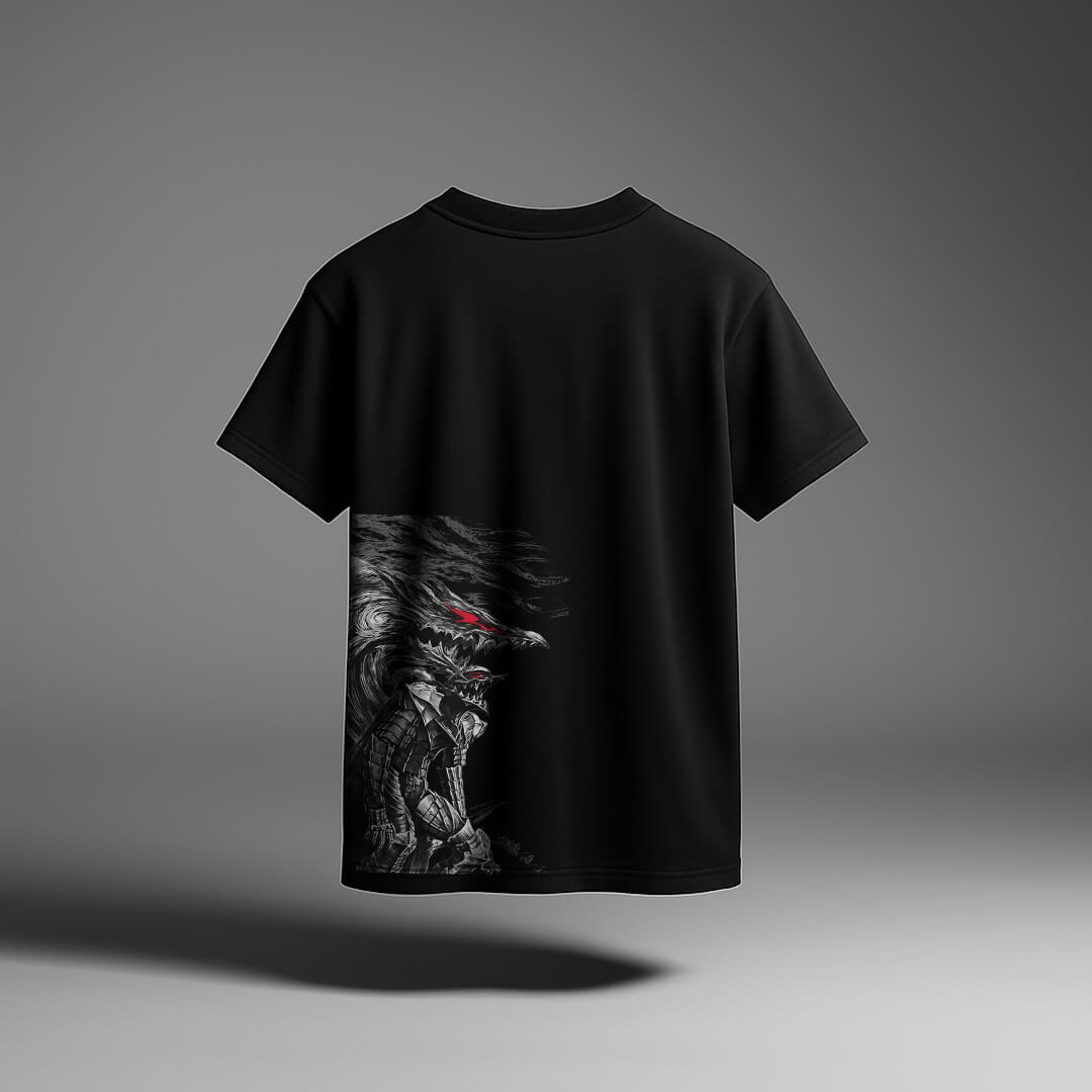 CAMISETA PREMIUM BERSERK GUTS CONFUSÃO