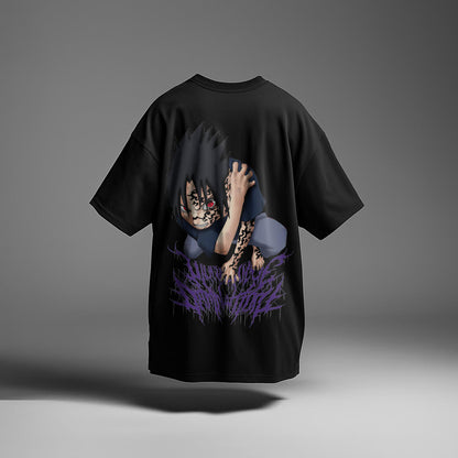 CAMISETA OVERSIZED PREMIUM NARUTO SASUKE