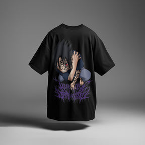 CAMISETA OVERSIZED PREMIUM NARUTO SASUKE