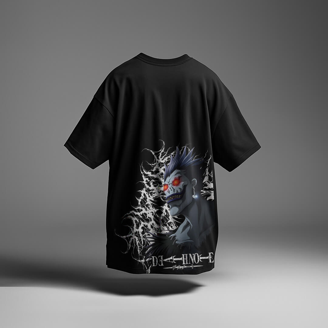 CAMISETA OVERSIZED PREMIUM DEATH NOTE RYUK