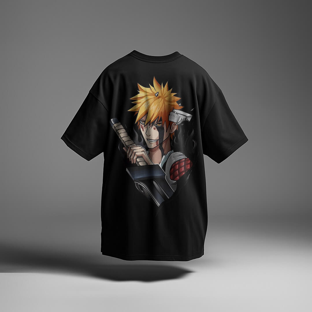 CAMISETA OVERSIZED PREMIUM BLEACH ICHIGO CHAMAS