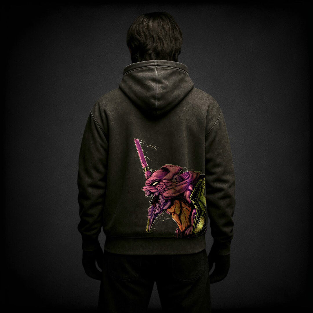 MOLETOM VINTAGE PREMIUM EVANGELION EVA 01