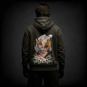 MOLETOM VINTAGE PREMIUM BLEACH ICHIGO DARK
