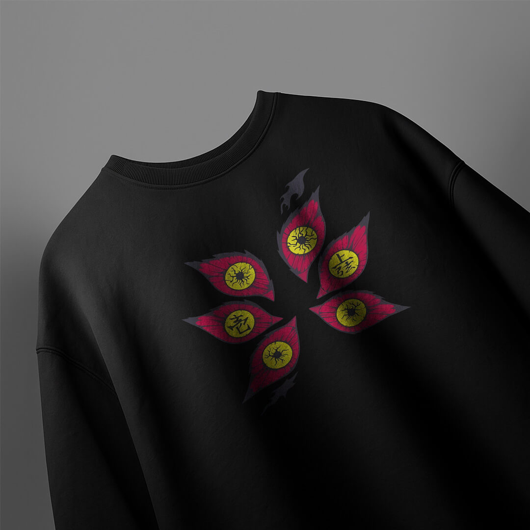 CAMISETA OVERSIZED PREMIUM DEMON SLAYER KOKUSHIBO