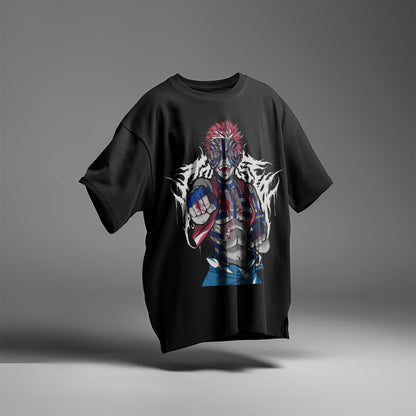 CAMISETA OVERSIZED PREMIUM DEMON SLAYER AKAZA