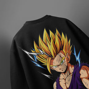 CAMISETA OVERSIZED PREMIUM DRAGON BALL GOHAN SSJ2