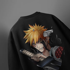 CAMISETA OVERSIZED PREMIUM BLEACH ICHIGO CHAMAS