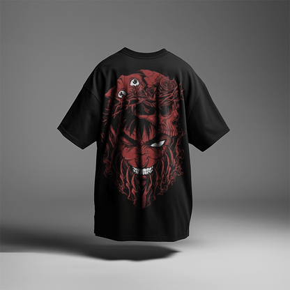 CAMISETA OVERSIZED PREMIUM BERSERK GUTS SKULL